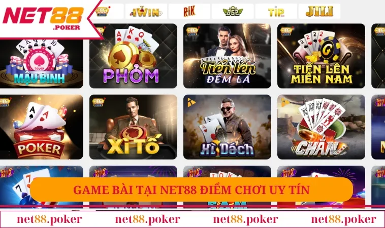 Game bài tại NET88 điểm chơi trực tuyến uy tín