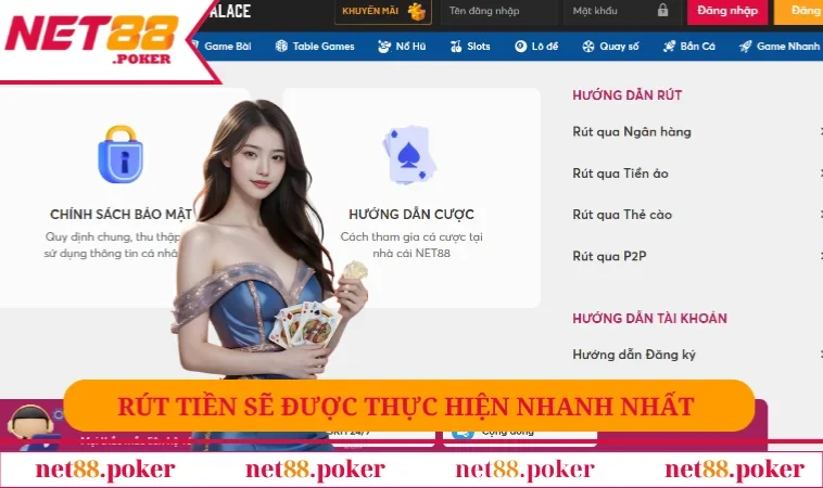 Giao dịch rút tiền sẽ được thực hiện nhanh nhất có thể
