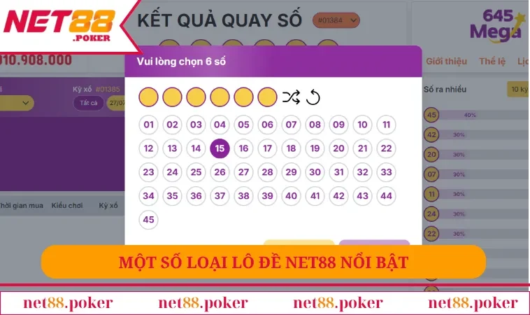 Một số loại lô đề NET88 nổi bật