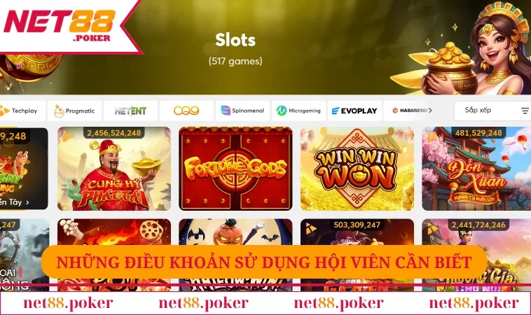 Những điều khoản sử dụng hội viên cần biết