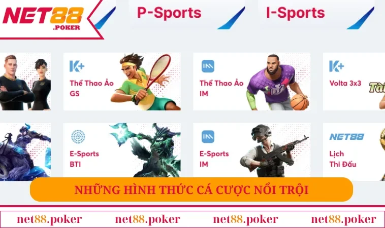 Những hình thức cá cược nổi trội