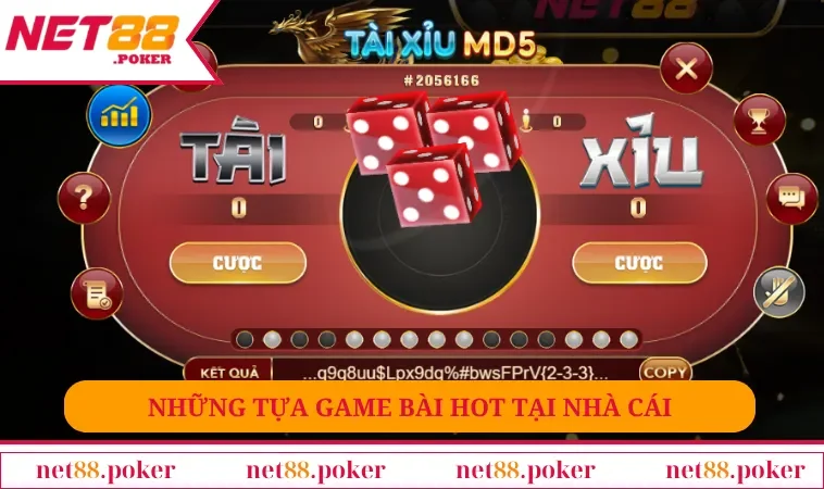 Những tựa game bài hot tại nhà cái