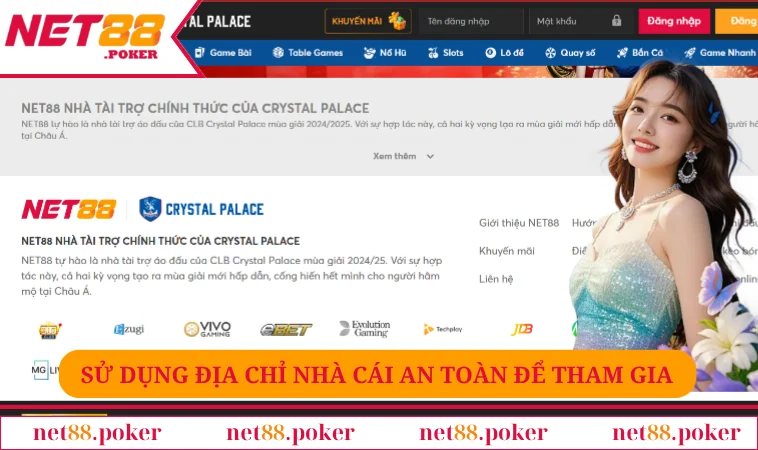 Sử dụng địa chỉ nhà cái an toàn để tham gia